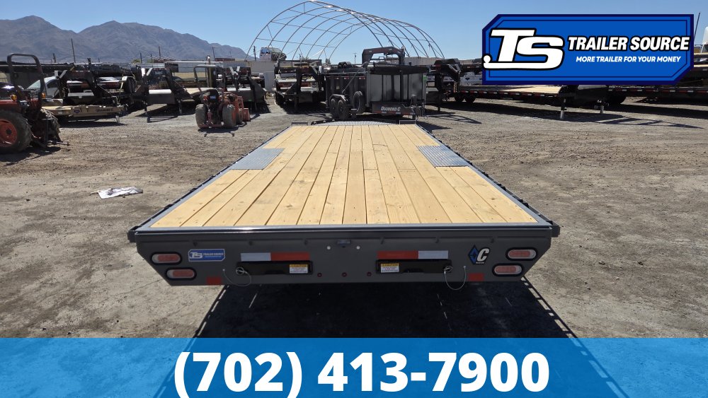 8.5x22 Diamond C DEC 207 Deckover Equipment Trailer - 15.5K GVWR -