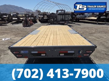 8.5x22 Diamond C DEC 207 Deckover Equipment Trailer - 15.5K GVWR -