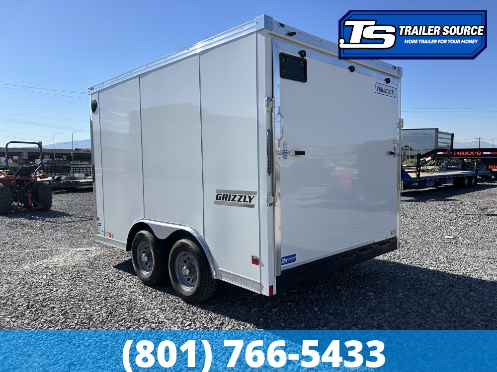 8.5x12 Haulmark Grizzly HD Enclosed Cargo Trailer - 7'0" Interior - 10K GVWR - .080 PolyCor