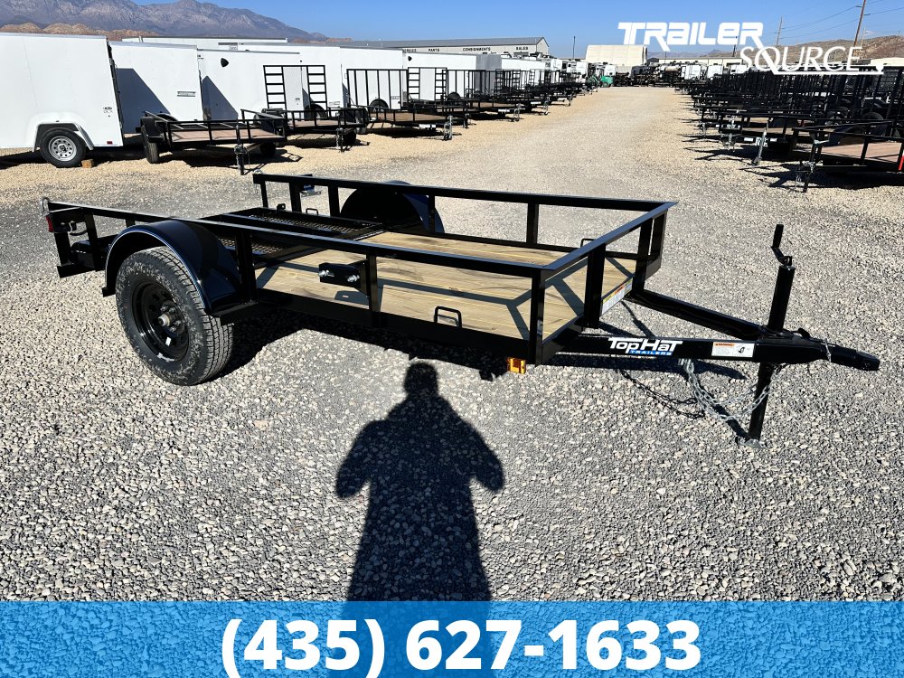 2024 Top Hat 5x10 Single Axle Utility Trailer