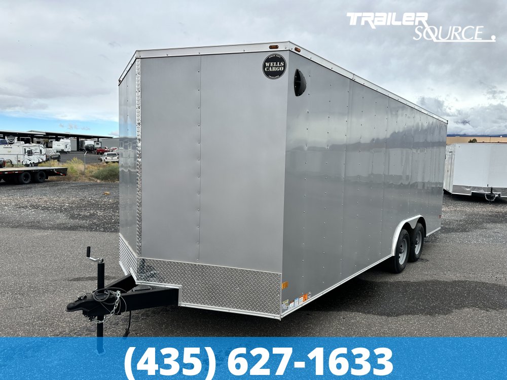 8.5x20 Wells Cargo Fast Trac Deluxe 7'0" Interior 10K Tandem Axle Enclosed Cargo