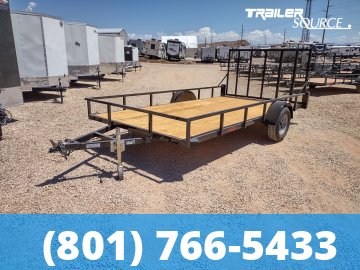 6.5x12 Echo EA-12-15 Single Axle Utility