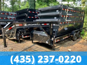 7x16 Iron Bull DBG Gooseneck Roll Off Dumpster 14K Utility