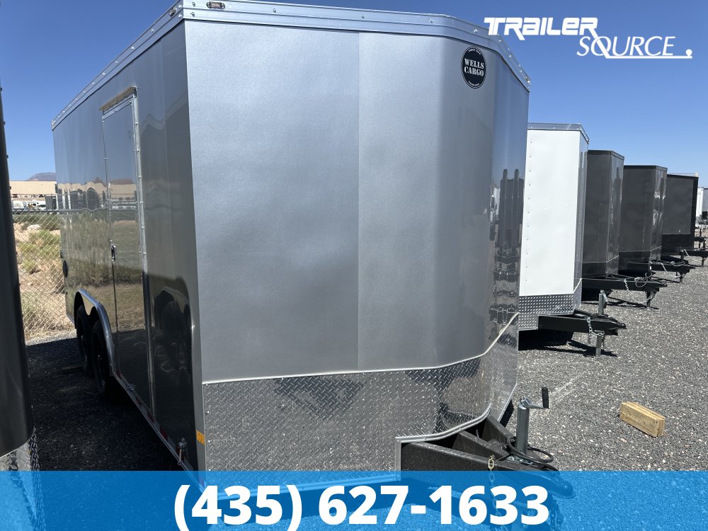 8.5x16 Wells Cargo Road Force 7'0" Interior 12K Tandem Axle Enclosed Cargo