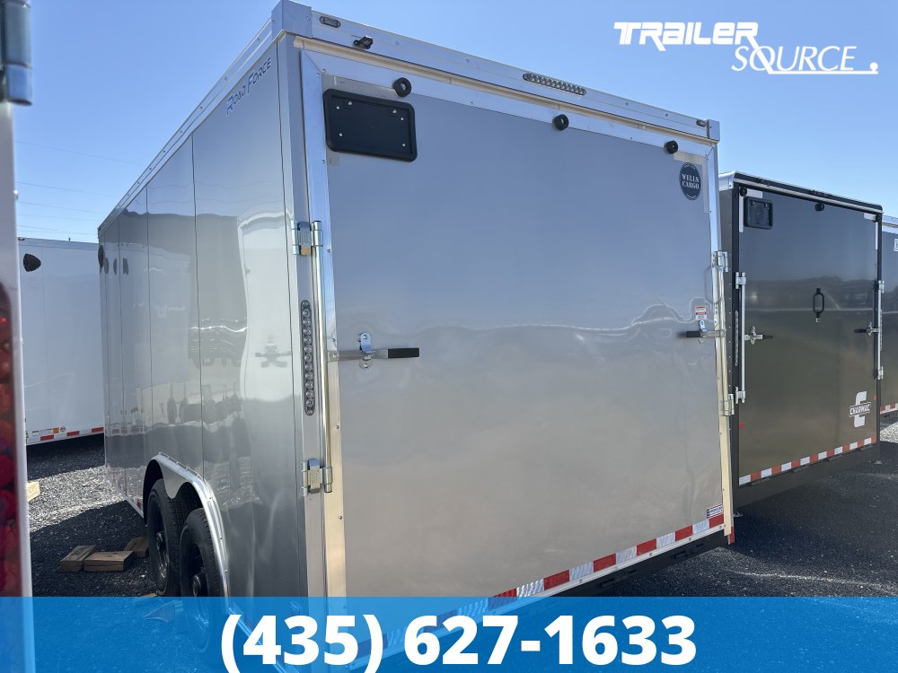 8.5x16 Wells Cargo Road Force 7'0" Interior 12K Tandem Axle Enclosed Cargo