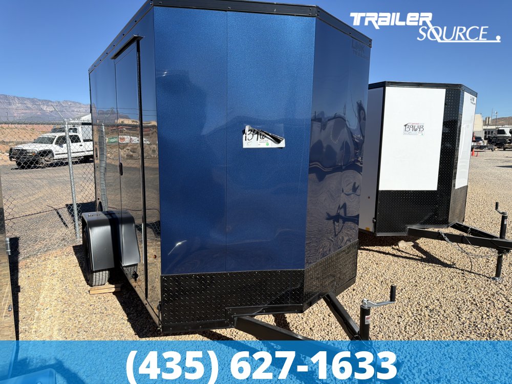 6x10 Look ST DLX Enclosed Cargo Trailer - 6'6" Interior - 3.5K GVWR 16" Cross Member Upgrade, Black Out Package