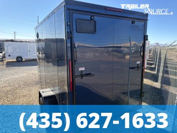 6x10 Look ST DLX Enclosed Cargo Trailer - 6'6" Interior - 3.5K GVWR 16" Cross Member Upgrade, Black Out Package