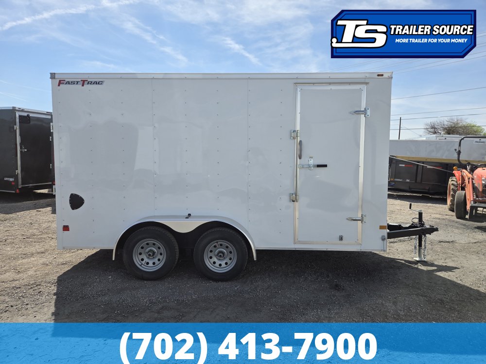 7x14 Wells Cargo FastTrac Enclosed Cargo Trailer - 7'0" Interior - 7K GVWR -