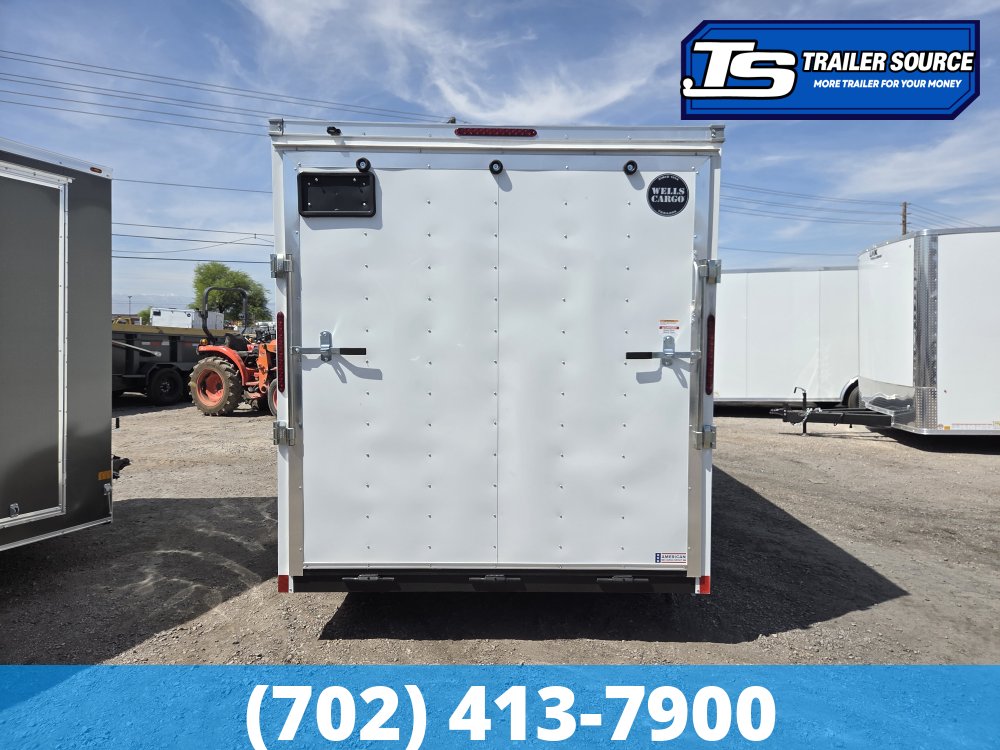 7x14 Wells Cargo FastTrac Enclosed Cargo Trailer - 7'0" Interior - 7K GVWR -