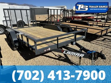 7x14 Lamar UC Tandem Axle Utility Trailer - 7K GVWR -