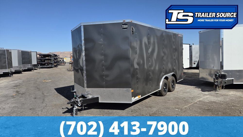 8.5x16 Wells Cargo Fast Trac Deluxe Enclosed Cargo