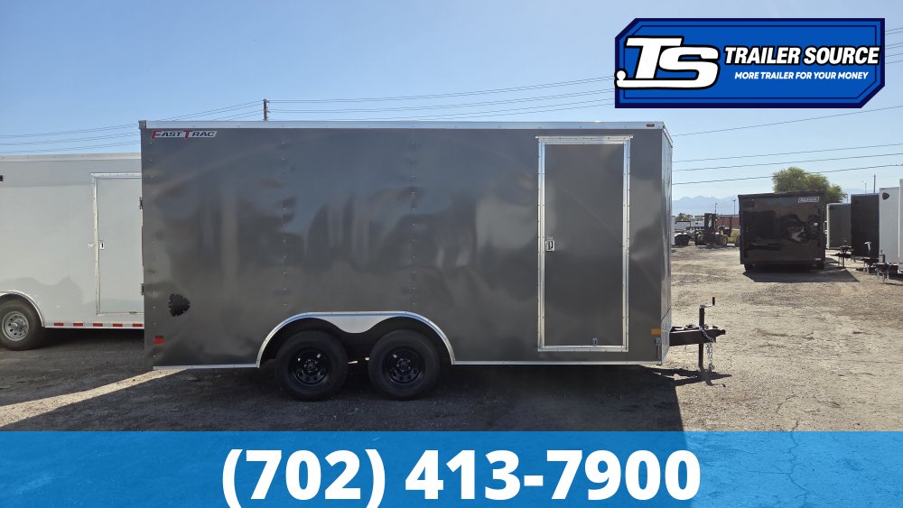 8.5x16 Wells Cargo Fast Trac Deluxe Enclosed Cargo Trailer - 7'0" Interior - 7K GVWR - Dovetail