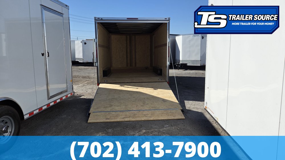 8.5x16 Wells Cargo Fast Trac Deluxe Enclosed Cargo Trailer - 7'0" Interior - 7K GVWR - Dovetail