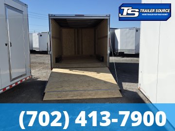 8.5x16 Wells Cargo Fast Trac Deluxe Enclosed Cargo Trailer - 7'0" Interior - 7K GVWR - Dovetail