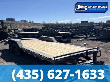 8.5x22 Lamar H6 Wide Body w/ Drive Over Fenders Equipment Trailer - 14K GVWR - D-Rings, Max Ramps