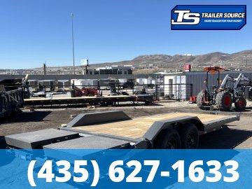 8.5x22 Lamar H6 Wide Body w/ Drive Over Fenders Equipment Trailer - 14K GVWR - D-Rings, Max Ramps