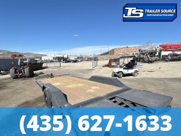 8.5x22 Lamar H6 Wide Body w/ Drive Over Fenders Equipment Trailer - 14K GVWR - D-Rings, Max Ramps