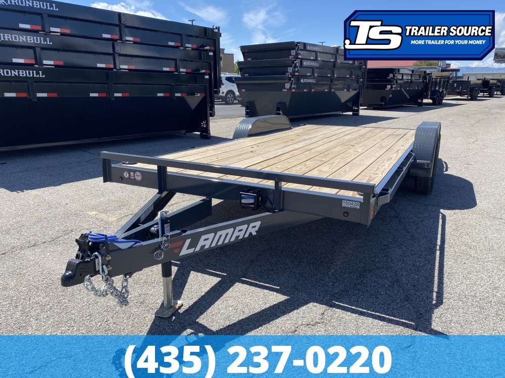 7x18 Lamar CE Flatbed Car Hauler