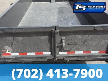 7x14 Lamar DT Dump Trailer - 24" Sides - 14K GVWR - Telescopic