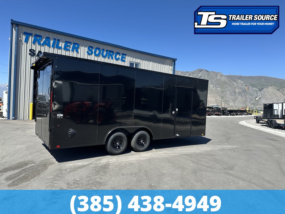 8.5x20 Look ST DLX Enclosed Cargo Trailer - 7'0" Interior - 10K GVWR - .080 PolyCor, Black Out Package, Rear Spoiler w/ Load Lights