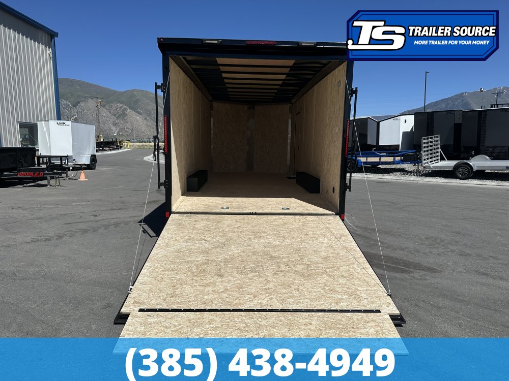 8.5x20 Look ST DLX Enclosed Cargo Trailer - 7'0" Interior - 10K GVWR - .080 PolyCor, Black Out Package, Rear Spoiler w/ Load Lights