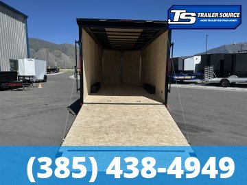 8.5x20 Look ST DLX Enclosed Cargo Trailer - 7'0" Interior - 10K GVWR - .080 PolyCor, Black Out Package, Rear Spoiler w/ Load Lights