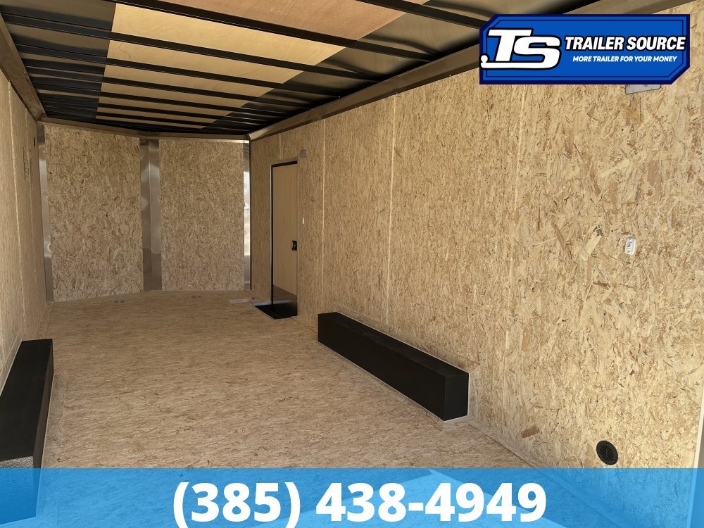 8.5x20 Look ST DLX Enclosed Cargo Trailer - 7'0" Interior - 10K GVWR - .080 PolyCor, Black Out Package, Rear Spoiler w/ Load Lights