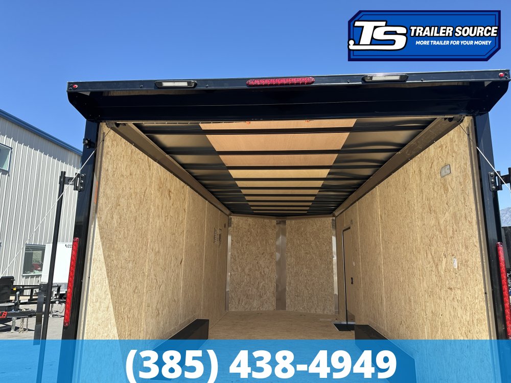 8.5x20 Look ST DLX Enclosed Cargo Trailer - 7'0" Interior - 10K GVWR - .080 PolyCor, Black Out Package, Rear Spoiler w/ Load Lights