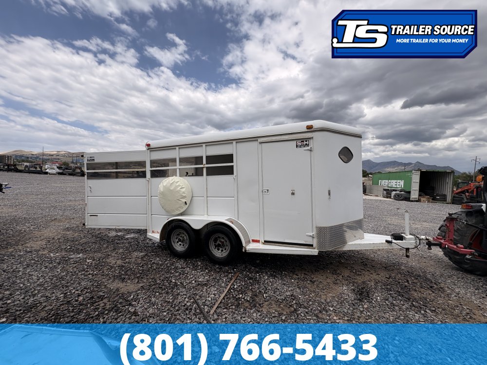 6.5x14 S and H Trailers 2 Horse Trailer - 7K GVWR -