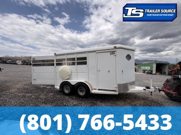 6.5x14 S and H Trailers 2 Horse Trailer - 7K GVWR -