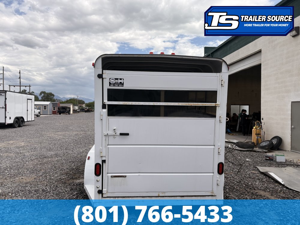 6.5x14 S and H Trailers 2 Horse Trailer - 7K GVWR -