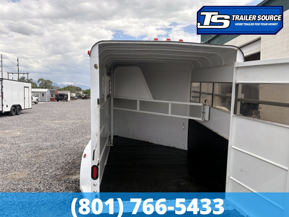 6.5x14 S and H Trailers 2 Horse Trailer - 7K GVWR -
