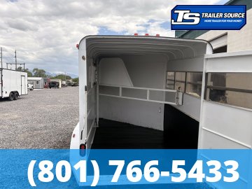 6.5x14 S and H Trailers 2 Horse Trailer - 7K GVWR -