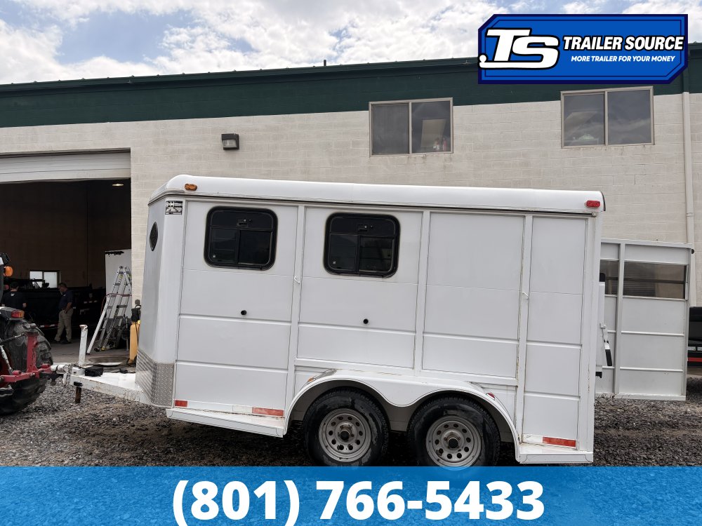 6.5x14 S and H Trailers 2 Horse Trailer - 7K GVWR -