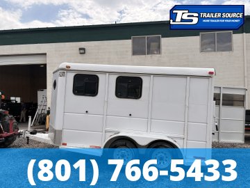 6.5x14 S and H Trailers 2 Horse Trailer - 7K GVWR -