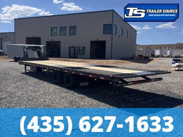 8.5x35 Diamond C FMAX-HDT 212 Gooseneck Hydraulic Dovetail Equipment Trailer - 25.9K GVWR - ABS Brakes, Hydraulic Jack(s)