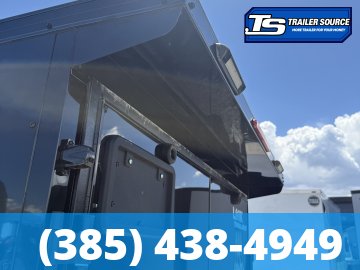 6x12 Look ST DLX Enclosed Cargo Trailer - 6'6" Interior - 3.5K GVWR - .080 PolyCor, Alloy Wheels, Black Out Package, Rear Spoiler w/ Load Lights