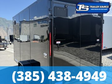6x12 Look ST DLX Enclosed Cargo Trailer - 6'6" Interior - 3.5K GVWR - .080 PolyCor, Alloy Wheels, Black Out Package, Rear Spoiler w/ Load Lights