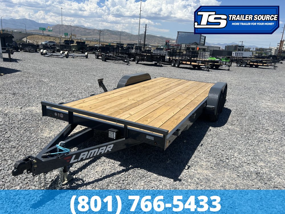 7x20 Lamar CE Flatbed Car Hauler