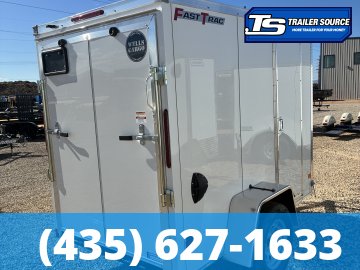 5x8 Wells Cargo Fast Trac Deluxe Enclosed Cargo Trailer - 6'0" Interior - 3.5K GVWR - .080 PolyCor, Ramp Door, Side Door