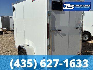 5x8 Wells Cargo Fast Trac Deluxe Enclosed Cargo Trailer - 6'0" Interior - 3.5K GVWR - .080 PolyCor, Ramp Door, Side Door