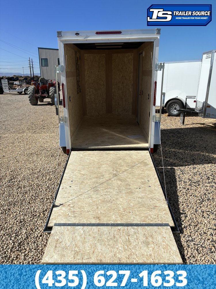 5x8 Wells Cargo Fast Trac Deluxe Enclosed Cargo Trailer - 6'0" Interior - 3.5K GVWR - .080 PolyCor, Ramp Door, Side Door