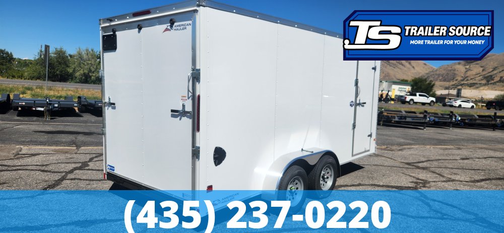 7x16 American Hauler Arrow Enclosed Cargo Trailer - 7'0" Interior - 7K GVWR - .080 PolyCor