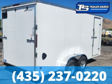 7x16 American Hauler Arrow Enclosed Cargo Trailer - 7'0" Interior - 7K GVWR - .080 PolyCor