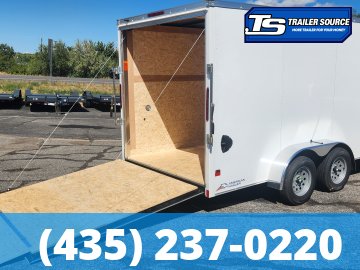 7x16 American Hauler Arrow Enclosed Cargo Trailer - 7'0" Interior - 7K GVWR - .080 PolyCor
