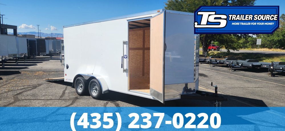7x16 American Hauler Arrow Enclosed Cargo Trailer - 7'0" Interior - 7K GVWR - .080 PolyCor