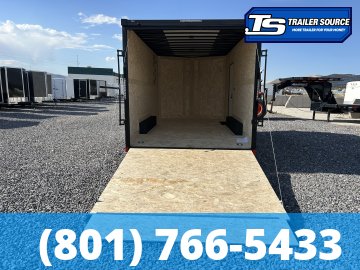 8.5x16 Haulmark Transport Enclosed Cargo Trailer - 7'6" Interior - 10K GVWR - .080 PolyCor, Black Out Package, Dovetail