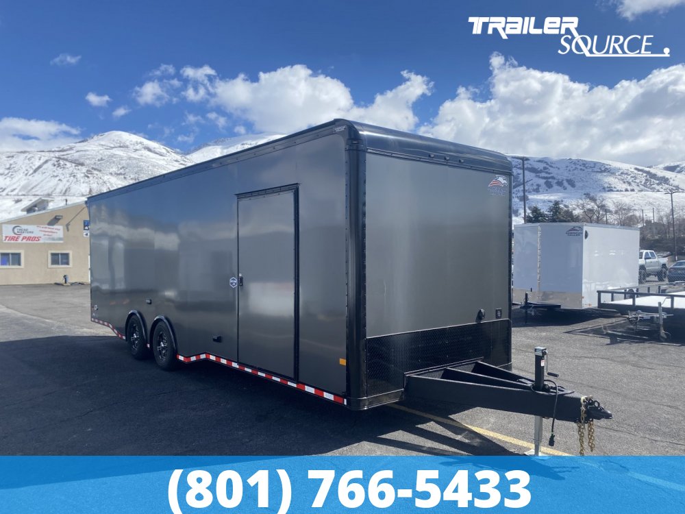 8.5x28 American Hauler Silver Hawk 7'10" Interior Enclosed Car Hauler