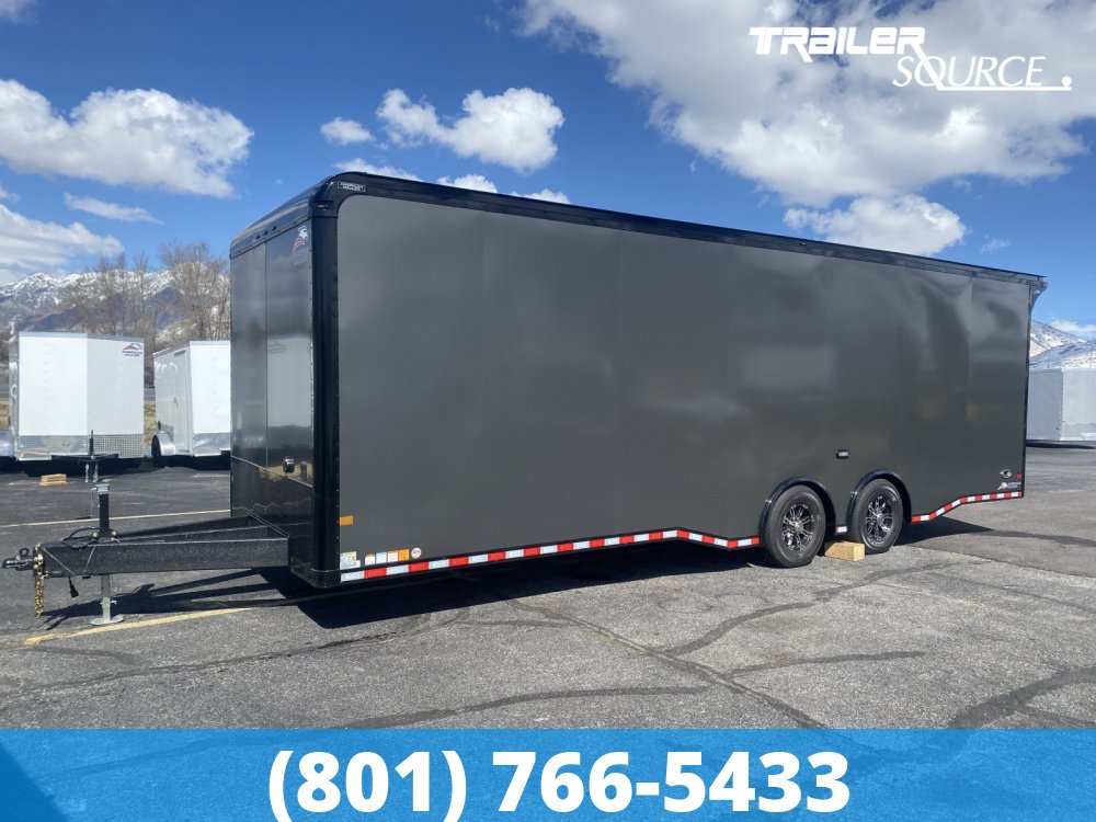 8.5x28 American Hauler Silver Hawk 7'10" Interior Enclosed Car Hauler