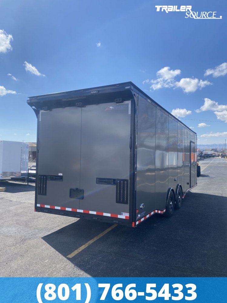 8.5x28 American Hauler Silver Hawk 7'10" Interior Enclosed Car Hauler